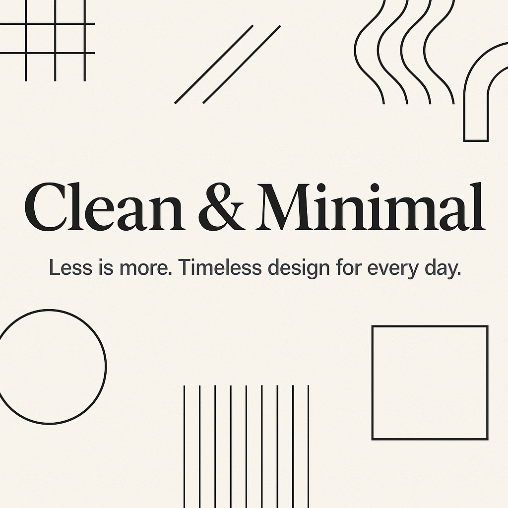 Clean & Minimal